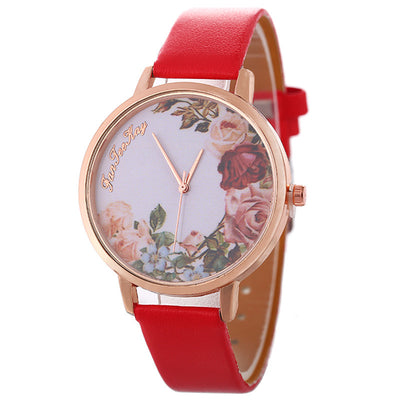 Reloj de Pulsera Mujer Estilo Coreano con Diseño Personalizado de Flor Peonía - Image 18