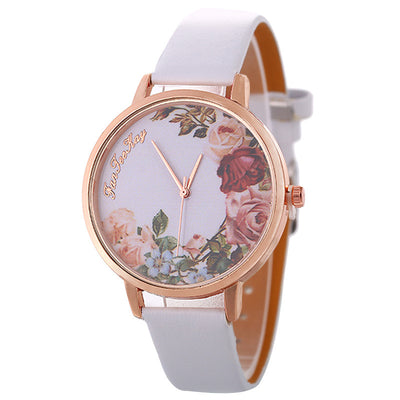 Reloj de Pulsera Mujer Estilo Coreano con Diseño Personalizado de Flor Peonía - Image 5
