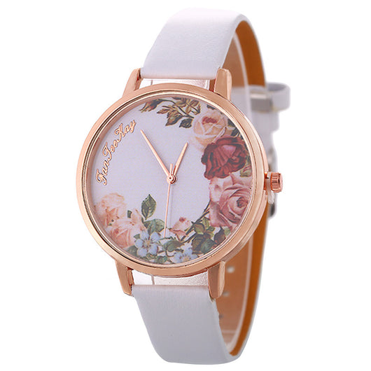 Reloj de Pulsera Mujer Estilo Coreano con Diseño Personalizado de Flor Peonía - Image 5