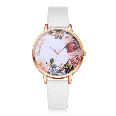 Reloj de Pulsera Mujer Estilo Coreano con Diseño Personalizado de Flor Peonía - Image 9