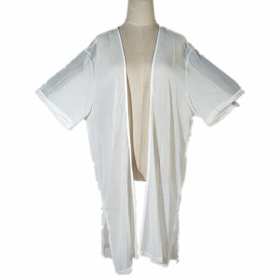 Poncho Cardigan de Playa en Chifón - Blusa Versátil para Verano - Image 10
