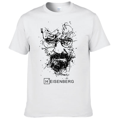 Playera Heisenberg Estilo Europeo y Americano para Hombre