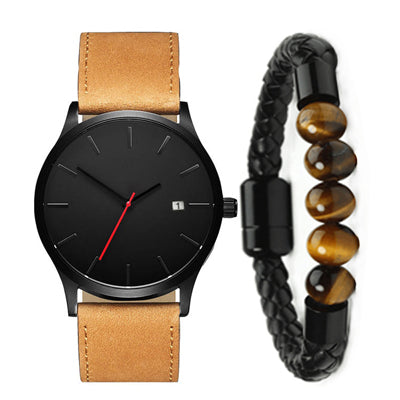 Reloj Elegante para Hombre Estilo Europeo con Correa Esmerilada y Calendario Grande - Image 6