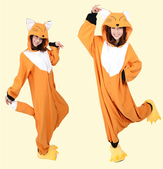 Pijama Enterizo Estampado Zorro Amarillo para Hombre y Mujer - Image 6