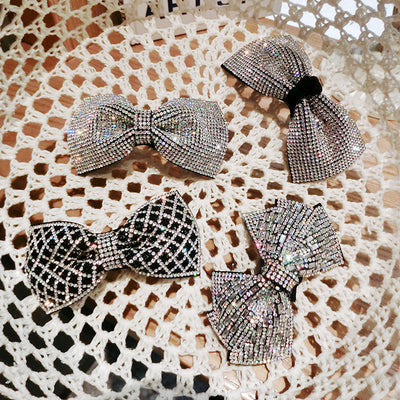 Pasador de Moño con Diamantes Completos para el Cabello - Image 8