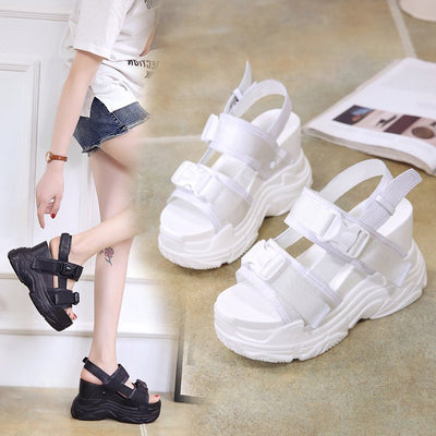 Zapatos Deportivos con Plataforma y Cuña Alta - Image 10