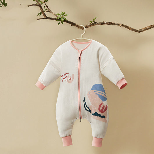Saco de Dormir Tipo Pijama para Bebé con Piernas Separables - Image 9