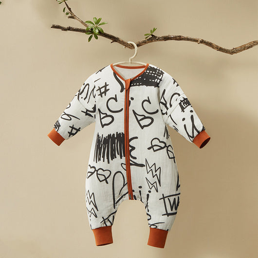 Saco de Dormir Tipo Pijama para Bebé con Piernas Separables - Image 7