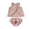 Conjunto Infantil de Shorts con Volantes y Chaleco sin Mangas