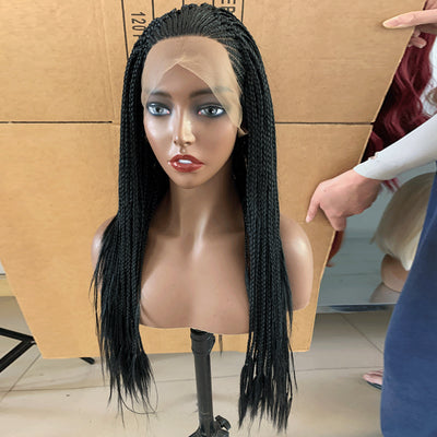 Peluca Trenzada Frontal de Encaje para Mujeres - Estilo Africano - Image 7