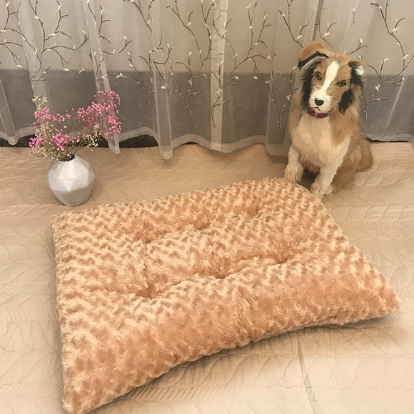 Colchoneta Acolchada Rose para Mascotas - Cama Cómoda para Gatos y Perros