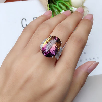 Anillo de Amatrina para Mujer - Elegancia y Temperamento - Image 5