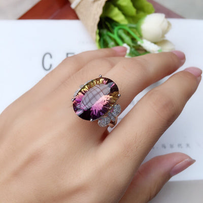 Anillo de Amatrina para Mujer - Elegancia y Temperamento