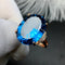 Anillo de Topacio Azul en Plata 925