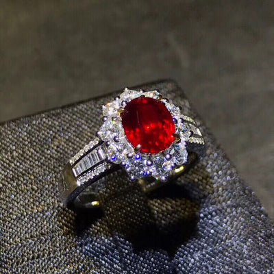 Anillo de Rubí Rojo Sangre de Paloma - Piedra Natural Auténtica - Image 6