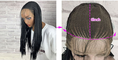 Pelucas de Trenzas Europeas y Americanas - Estilos Trendy Half-Hand Hook - Image 15