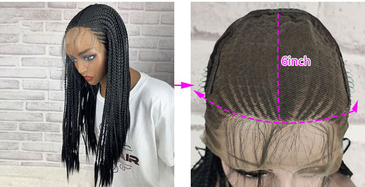 Pelucas de Trenzas Europeas y Americanas - Estilos Trendy Half-Hand Hook - Image 15