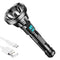 Linterna LED Recargable USB de Alto Rendimiento con Alcance Extendido