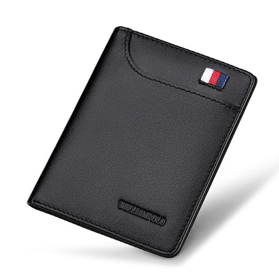 Billetera Compacta de Cuero Genuino con Monedero y Porta Tarjetas - Image 6