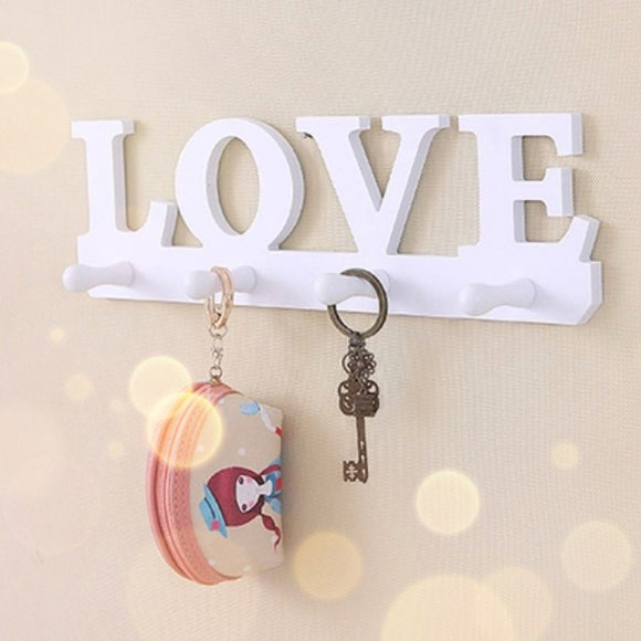 Perchero de Puerta LOVE - Organizador Elegante Detrás de la Puerta