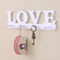 Perchero de Puerta LOVE - Organizador Elegante Detrás de la Puerta