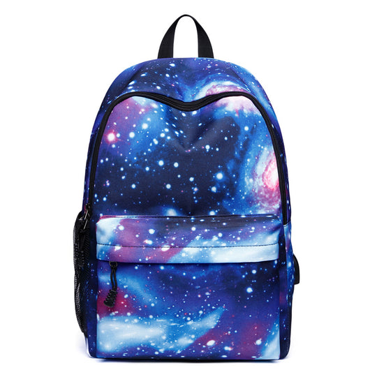 Mochila Escolar Unisex Cielo Estrellado con Carga USB - Image 9