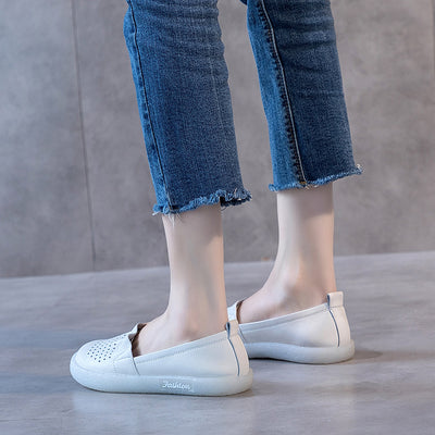 Zapatos de Cuero Transpirable con Suela Flexible para Mujer - Image 13