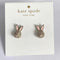 Aretes de Conejo Plateados con Diamantes Completos - Diseño Versátil