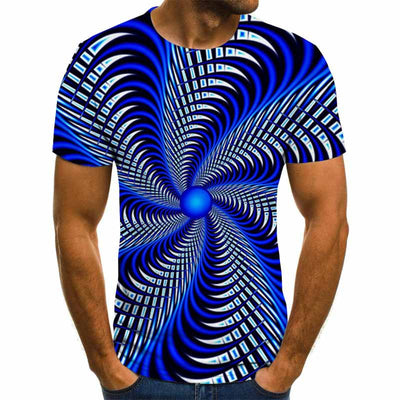 Playera Gráfica 3D para Hombre - Diseño Casual Moderno - Image 30