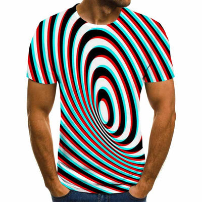 Playera Gráfica 3D para Hombre - Diseño Casual Moderno - Image 28