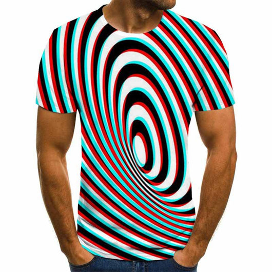 Playera Gráfica 3D para Hombre - Diseño Casual Moderno - Image 28