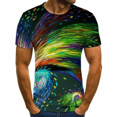 Playera Gráfica 3D para Hombre - Diseño Casual Moderno - Image 35