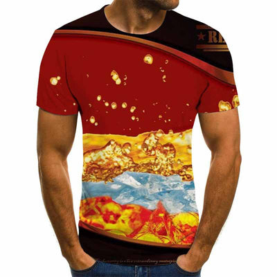 Playera Gráfica 3D para Hombre - Diseño Casual Moderno - Image 40
