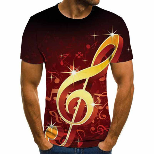 Playera Gráfica 3D para Hombre - Diseño Casual Moderno - Image 43