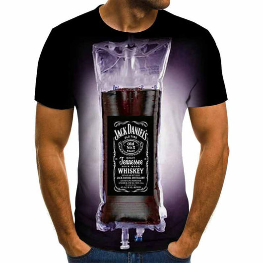 Playera Gráfica 3D para Hombre - Diseño Casual Moderno - Image 42