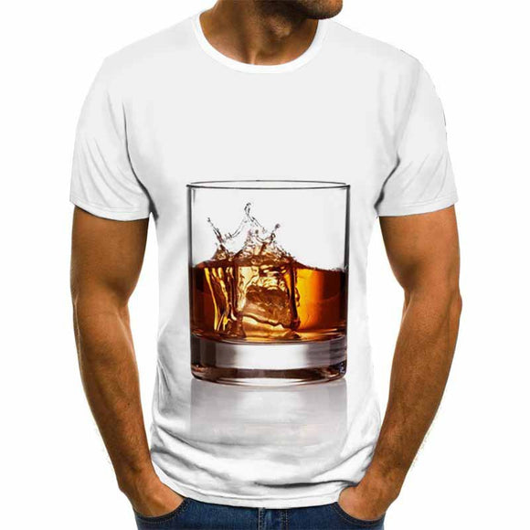 Playera Gráfica 3D para Hombre - Diseño Casual Moderno