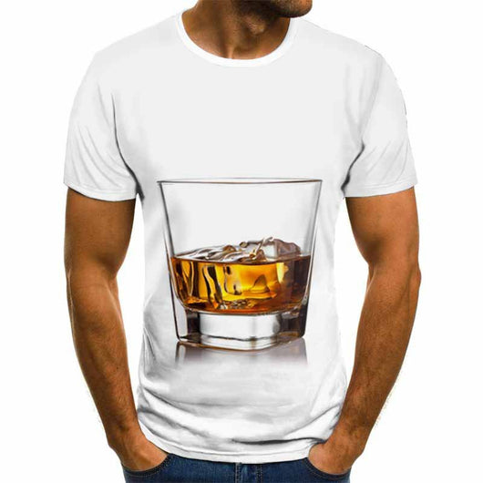Playera Gráfica 3D para Hombre - Diseño Casual Moderno - Image 5