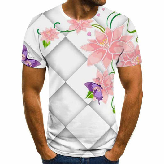 Playera Gráfica 3D para Hombre - Diseño Casual Moderno - Image 14
