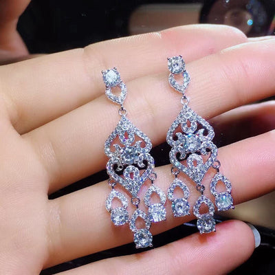 Aretes de Moissanita con Brillo Intenso - Image 3