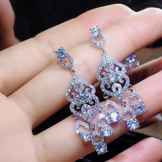 Aretes de Moissanita con Brillo Intenso - Image 2