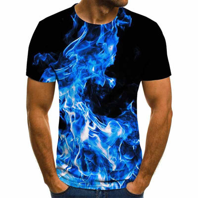 Playera Gráfica 3D para Hombre - Diseño Casual Moderno - Image 17