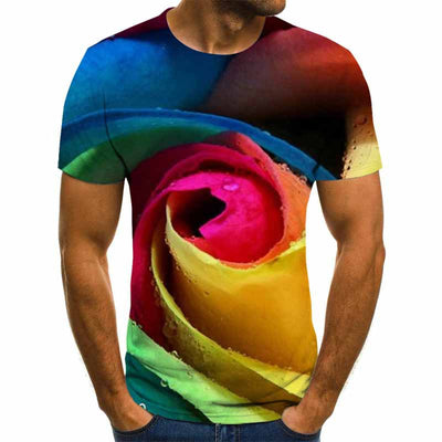 Playera Gráfica 3D para Hombre - Diseño Casual Moderno - Image 23