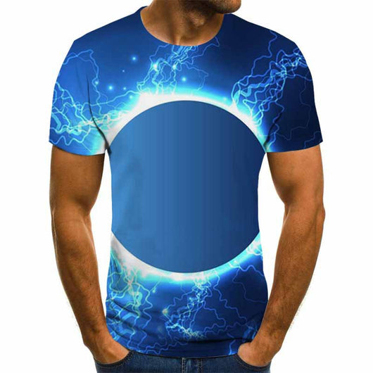 Playera Gráfica 3D para Hombre - Diseño Casual Moderno - Image 24