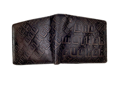 Billetera de Cuero PU Pulp Fiction para Hombre - Cartera Estilo BMF con Compartimentos Monedas y Tarjetas