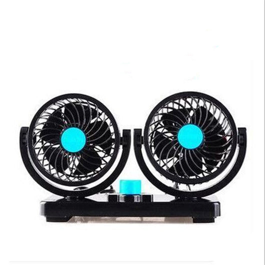 Ventilador Portátil para Auto con Doble Cabezal 360° y Flujo de Aire Potente - Image 10