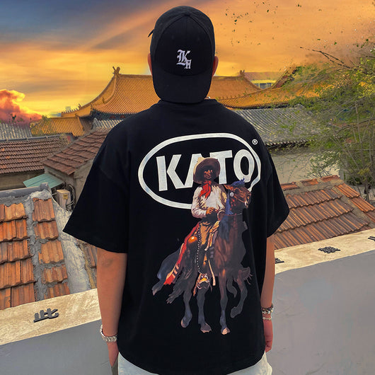 Camiseta Suelta de Manga Corta para Hombre - Estilo Urbano Verano - Image 8