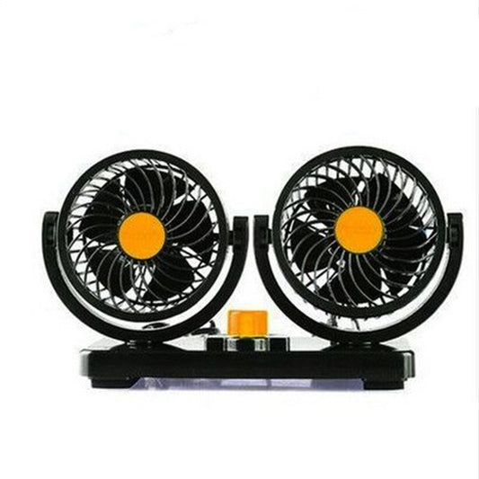 Ventilador Portátil para Auto con Doble Cabezal 360° y Flujo de Aire Potente - Image 2