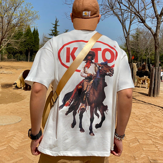 Camiseta Suelta de Manga Corta para Hombre - Estilo Urbano Verano - Image 2