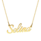 Colar com Nome Personalizado Net Vermelho Joias Quentes Moda Nome Inglês Bebê Menina Letra Dourado