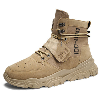Botas de Trabajo Altas Estilo Británico para Hombre - Image 8